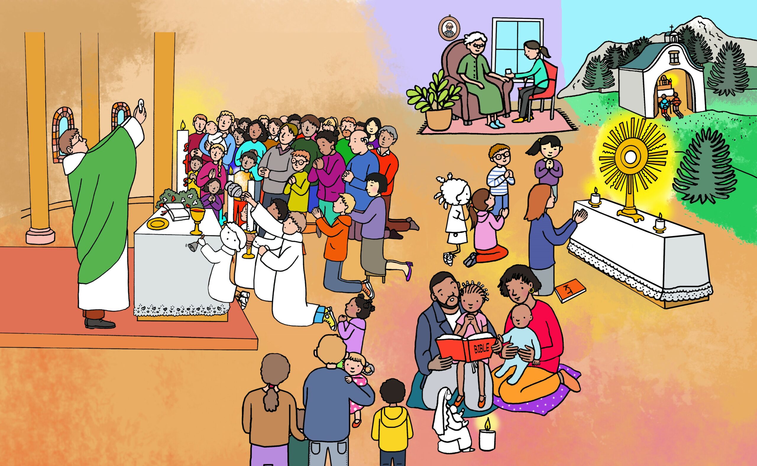 Page De Garde Cathéchisme 2018 2019 Cycle 3 www.asnieres-sur-seine.catholique.fr