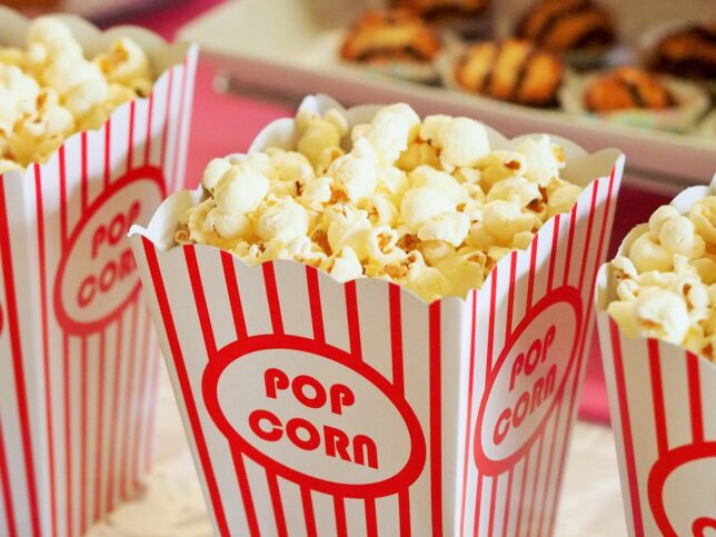 cinéma, pop-corn